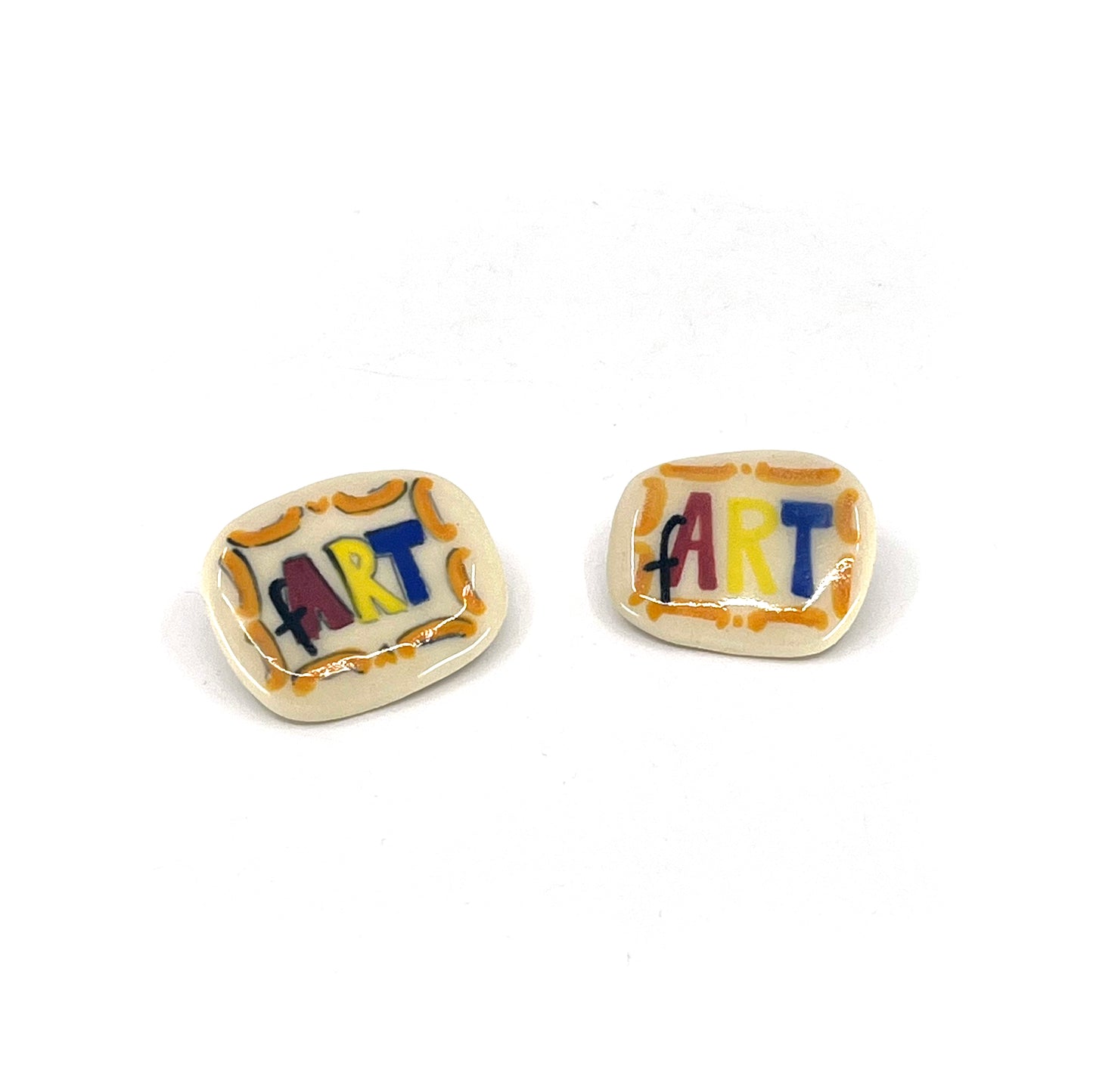 Ceramic fART Pin with Frame