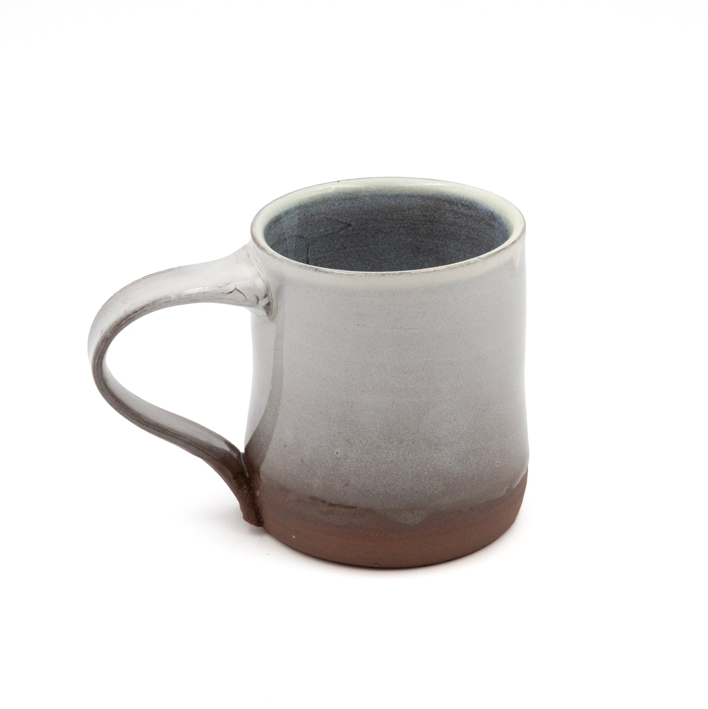 Ceramic Mug - Tropical Leaves White Glaze