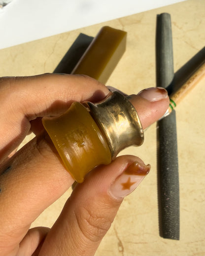 Lost Wax Ring Carving: the basics for creating an organic, wax style ring - October 18