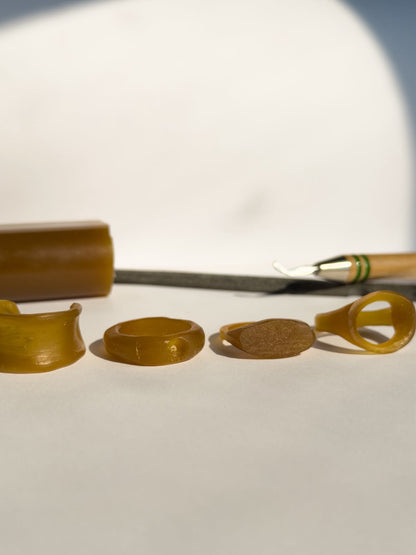 Lost Wax Ring Carving: the basics for creating an organic, wax style ring - October 18