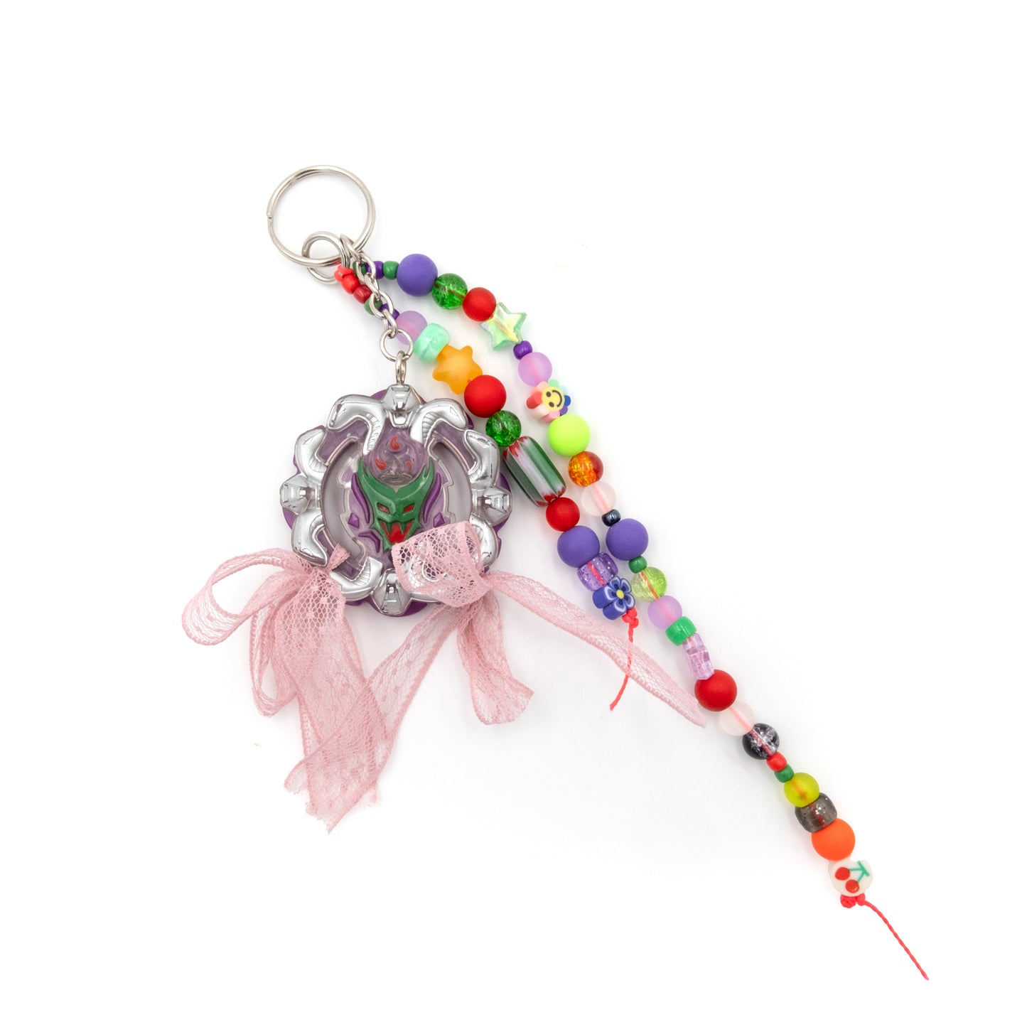 Beyblade Keychain - Silver