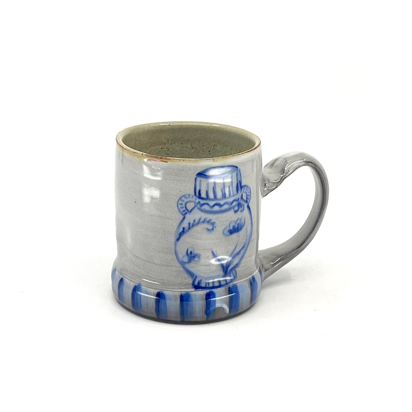 Handmade Mug - Blue Vase