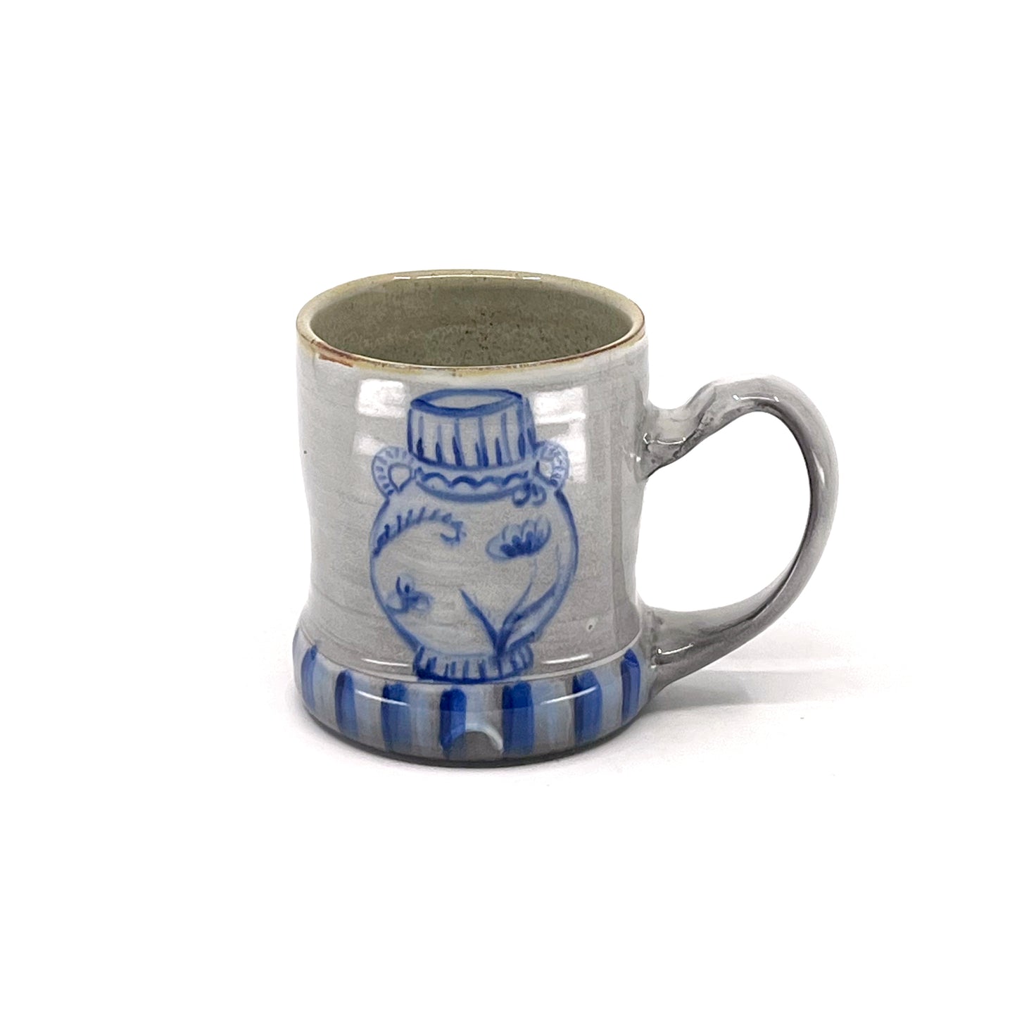 Handmade Mug - Blue Vase