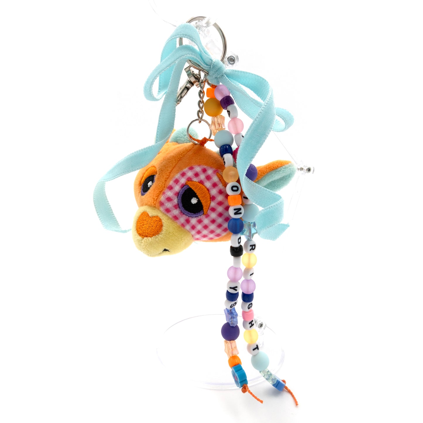 Orange Bear Keychain