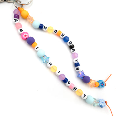 Orange Bear Keychain