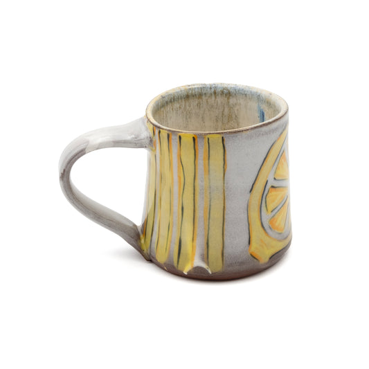 Ceramic Mug - Lemon Stripes