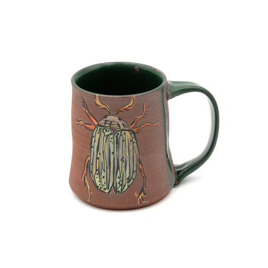 Ceramic Mug - June Bug Raw Clay