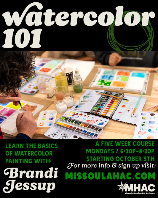 Watercolor 101: Oct 5 - Nov 2